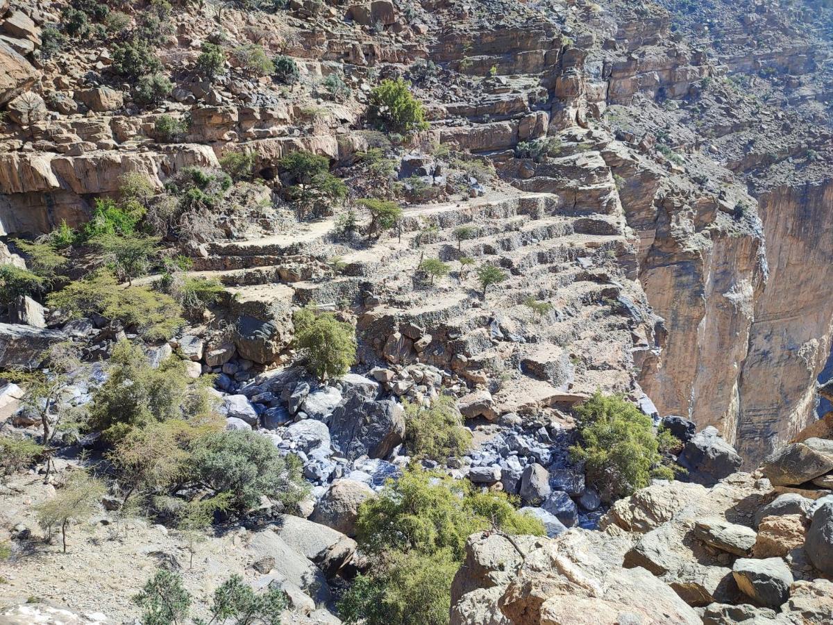Al Ḩamrāʼ Stone Rest House Jebel Shams מראה חיצוני תמונה